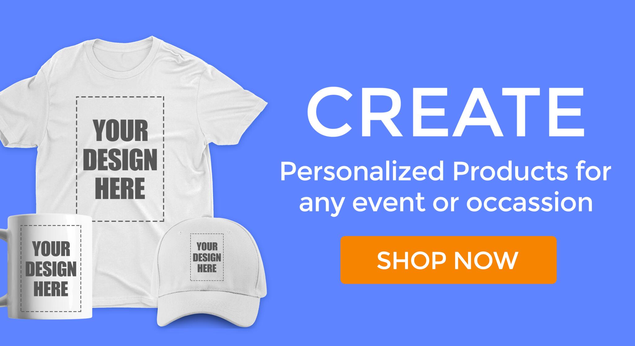 Custom T-Shirts - Design Your Own T-Shirts Online - Rush Printing ...