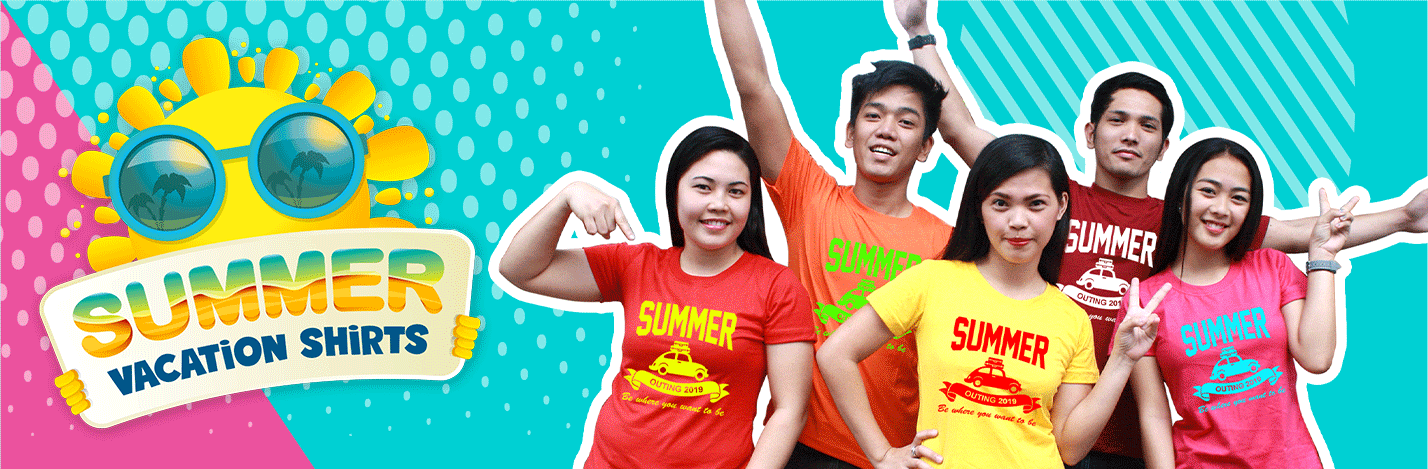 summer customize shirts and giveaways