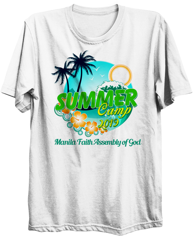 summer outing t shirt design