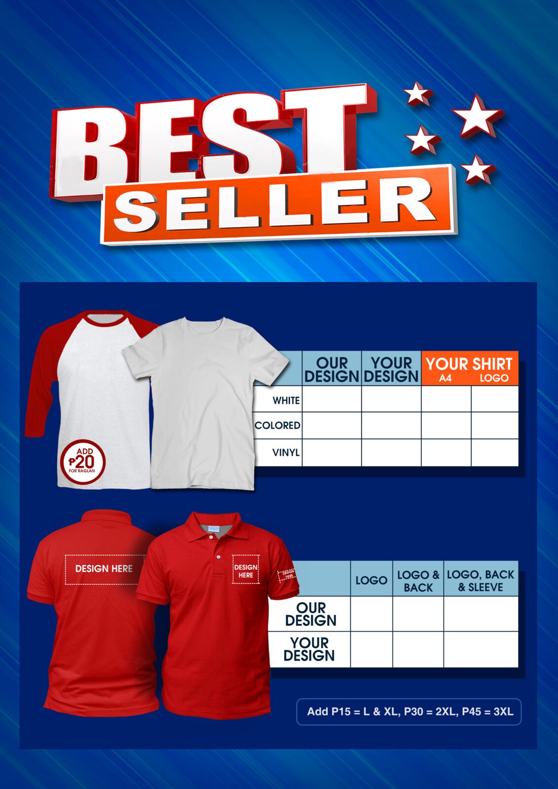 bulk order custom t shirts