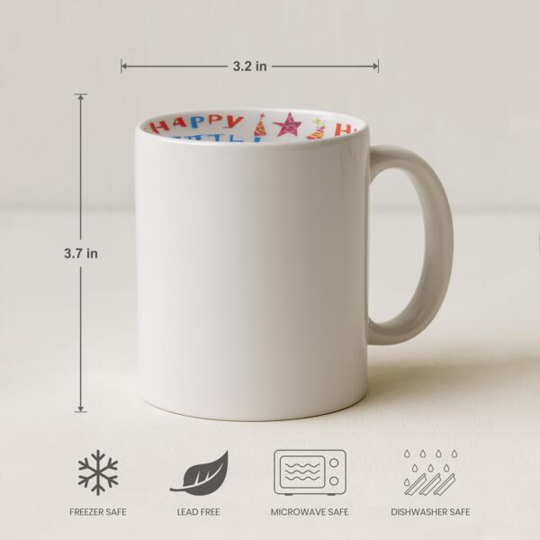 11oz Ceramic Motto Mug (HAPPY BIRTHDAY) Thumbnail