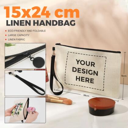 Linen Handbag (15x24 cm) Thumbnail