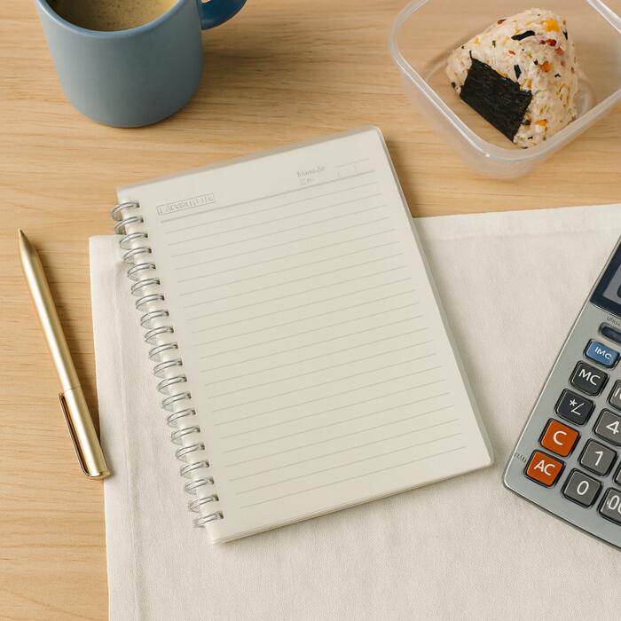 Plastic Cover Notebook A5/A6 with Black Line (Glossy) Thumbnail