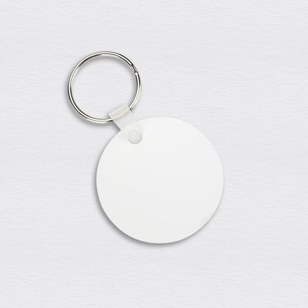 Aluminum Round Keychain with 2 Side Print 1mm Thumbnail