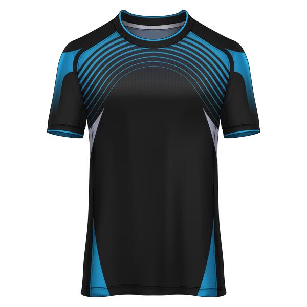 Stripe Lines Design Esport Full Print Roundneck Shirt Thumbnail