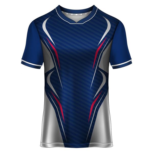 Esport with Linear Design Full Print Roundneck Shirt Thumbnail
