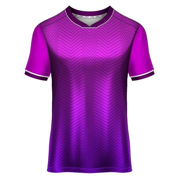 Zigzag Design Esport Full Print Roundneck Shirt Thumbnail