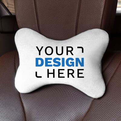 11" x 6" Headrest Car Pillow with garter Thumbnail