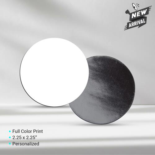 Aluminum Ref Magnet Round Thumbnail