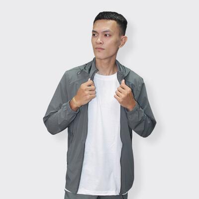 Anti-UV Water Repellant Parka with Detachable Hood Thumbnail