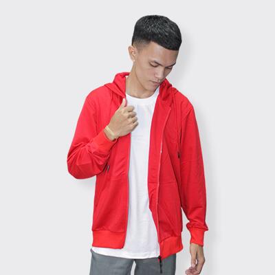 100% Polycotton Hoodie Jacket with Zipper Thumbnail