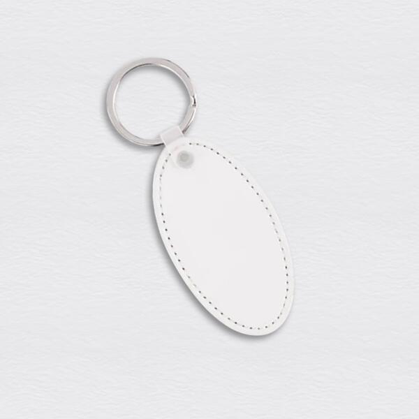 Leather Oval Keychain Thumbnail