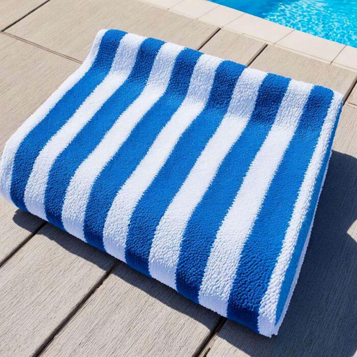 Royal Cannon Blue Beach Pool Towel 100% Cotton (30" x 60") 620grams Thumbnail