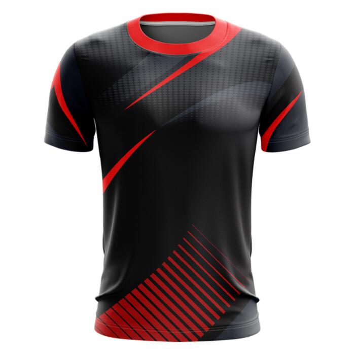 Linear Design Full Print Roundneck Shirt Thumbnail