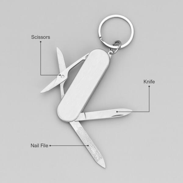 3 in 1 Silver Swiss Knife Thumbnail