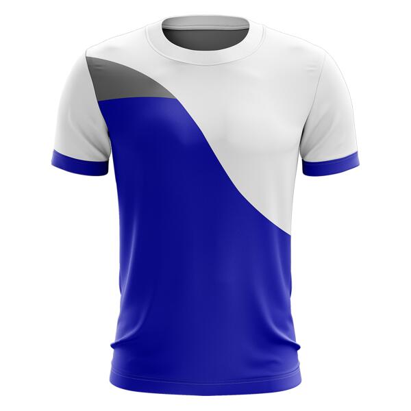 White Body Combination Design Full Print Sublimation Roundneck Shirt Thumbnail