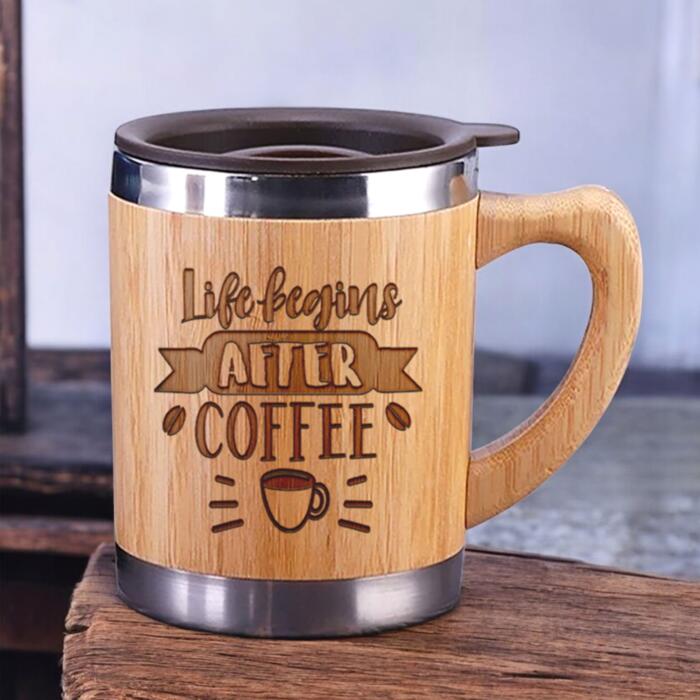 Engraving Bamboo Mug Thumbnail