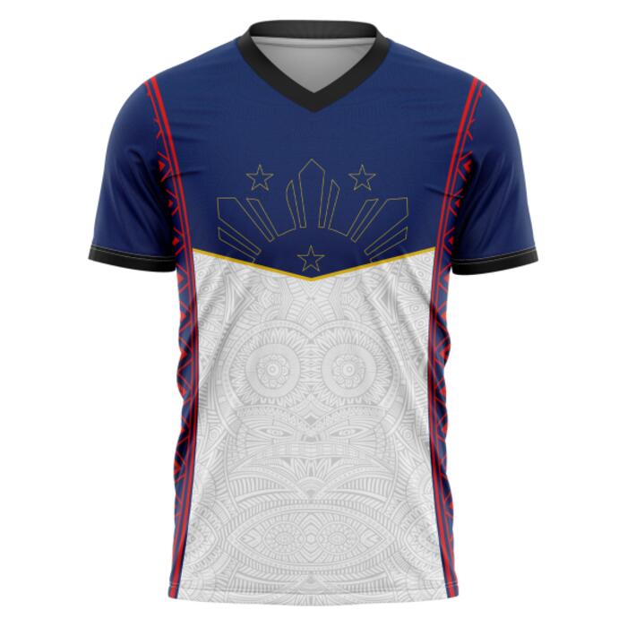 Philippine Design V-Neck Shirt Full Print Sublimation Thumbnail