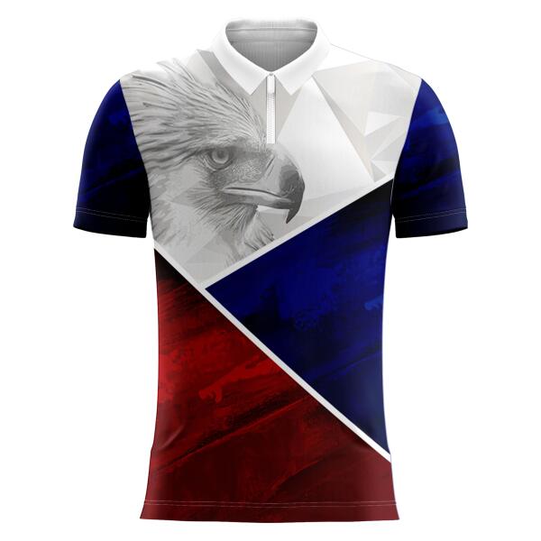 Philippine Design Polo Zipper Full Print Sublimation Thumbnail