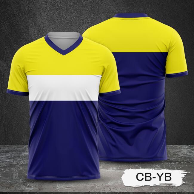 Tricolor Combination Design Full Print Sublimation Shirt Thumbnail