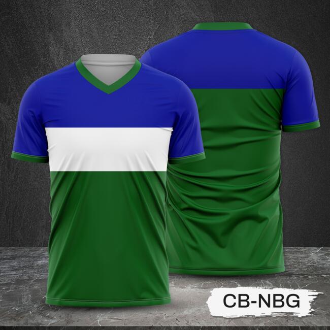 Tricolor Combination Design with Full Print Sublimation Shirt Thumbnail