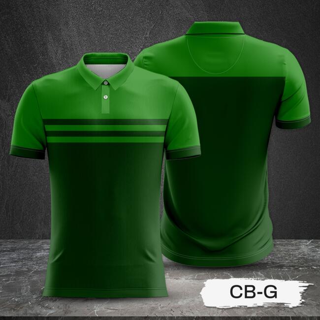 2 Color Combination Full Print Sublimation Polo Shirt Thumbnail