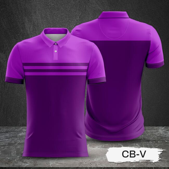2 Color Combination Full Print Sublimation Polo Shirt Thumbnail