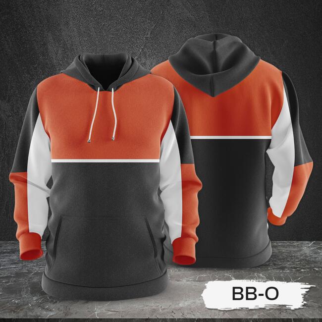 3 Color Combination Hoodie Jacket Full Print Sublimation Thumbnail