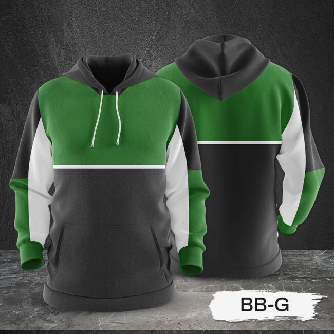 3 Color Combination Hoodie Jacket Full Print Sublimation Thumbnail