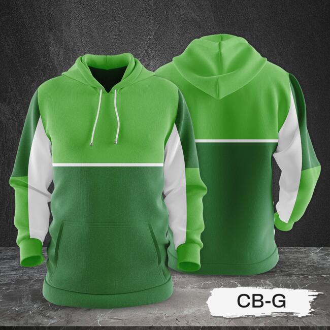 3 Color Combination Hoodie Jacket Full Print Sublimation Thumbnail