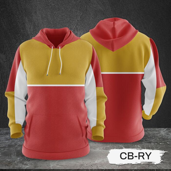 3 Color Combination Hoodie Jacket Full Print Sublimation Thumbnail