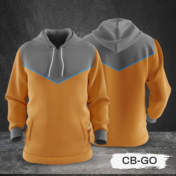 3 Color Combination Hoodie Jacket Full Print Sublimation Thumbnail