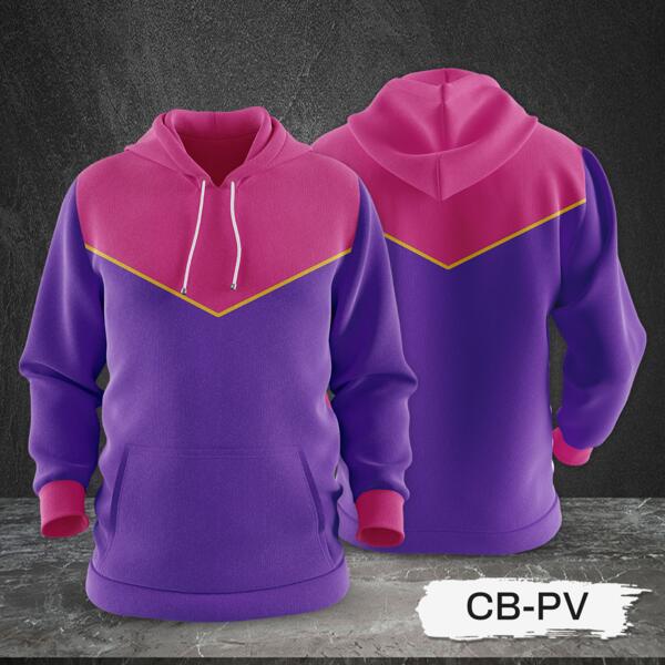 3 Color Combination Hoodie Jacket Full Print Sublimation Thumbnail