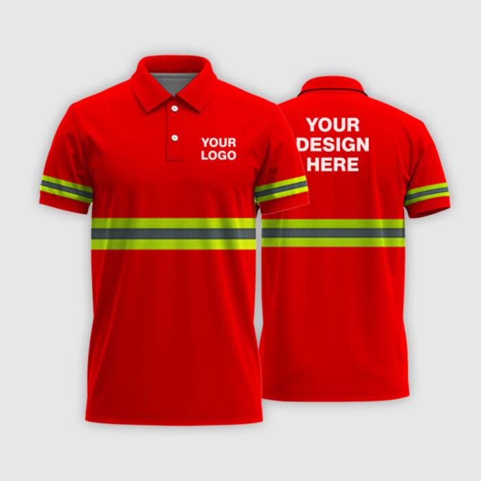 MTO Reflectorized Polo Shirt Thumbnail