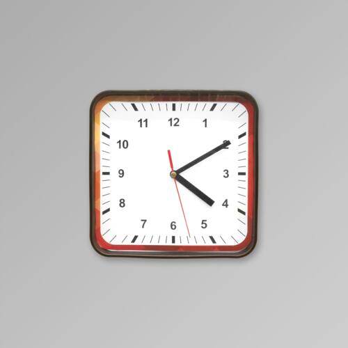 8" Square Wall Clock Thumbnail