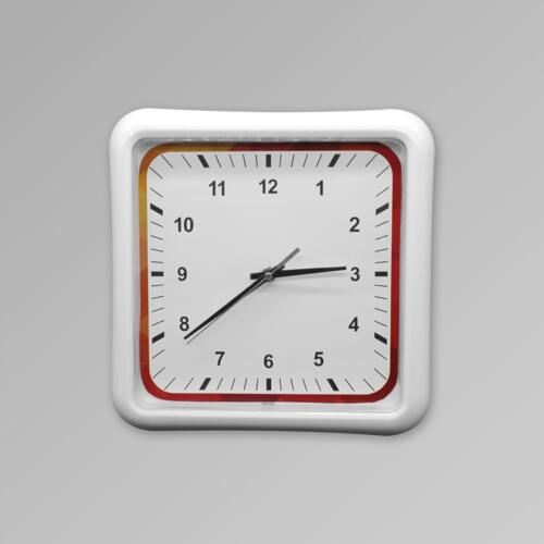 10" Rounded Square Wall Clock Thumbnail