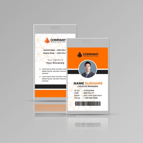 2 x 4" Laminated ID Thumbnail