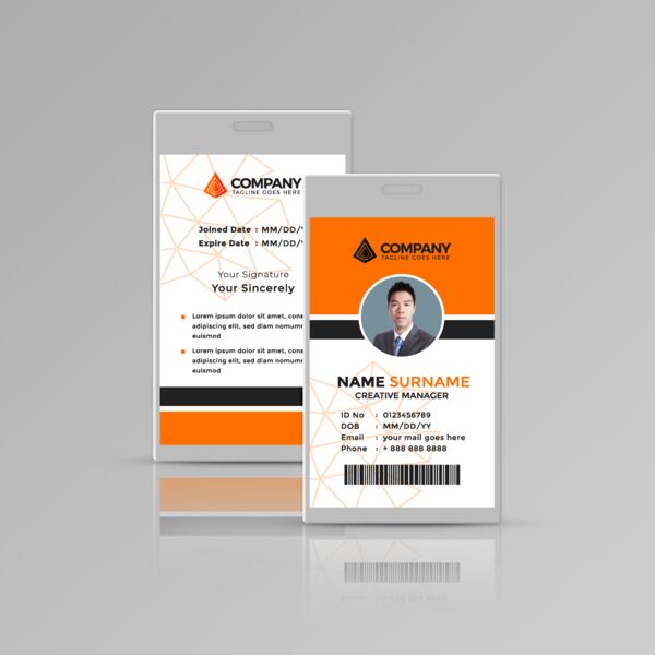 2 x 4" Laminated ID Thumbnail