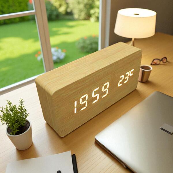 Wooden Digital Clock Thumbnail