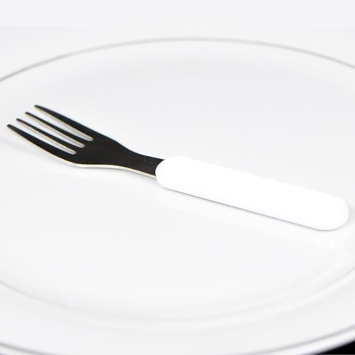 Polymer Handle Stainless Steel Fork for Kids Thumbnail