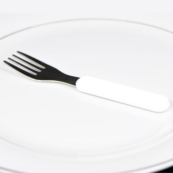 Polymer Handle Stainless Steel Fork for Kids Thumbnail