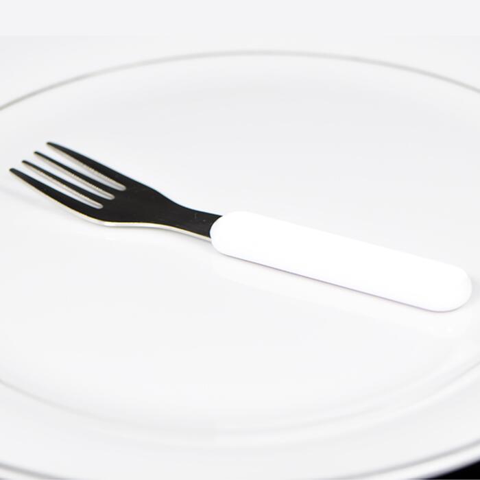 Polymer Handle Stainless Steel Fork for Kids Thumbnail