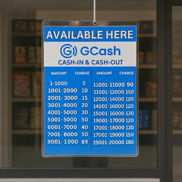 A4 Laminated Signage Thumbnail