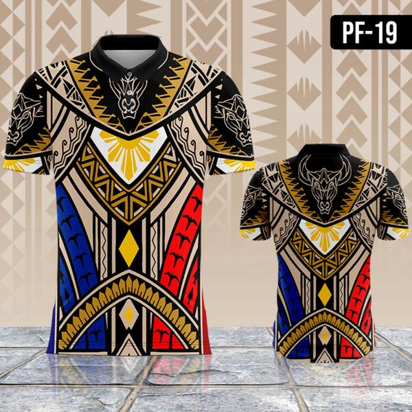 Philippine Flag Inspired Batik Design Full Print Sublimation Thumbnail