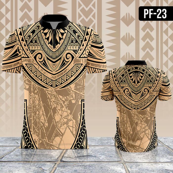 Polynesian Tribal Pattern Batik Design Full Print Sublimation Thumbnail