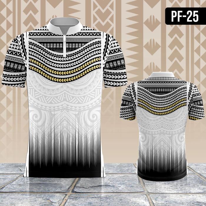 Tribal Polynesian Pattern Batik Design Full Print Sublimation Thumbnail