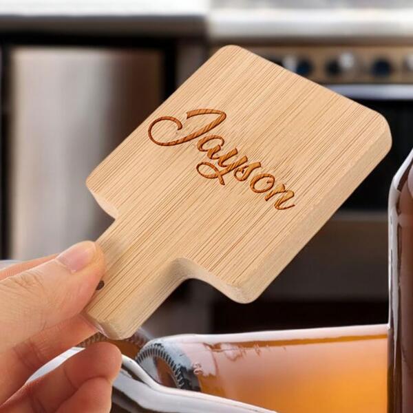 Engrave Wooden Square Bottle Opener Thumbnail