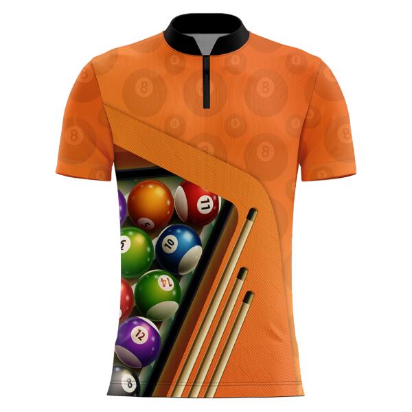 Billiard Jersey Uniform Full Print Sublimation Chinese Collar Thumbnail