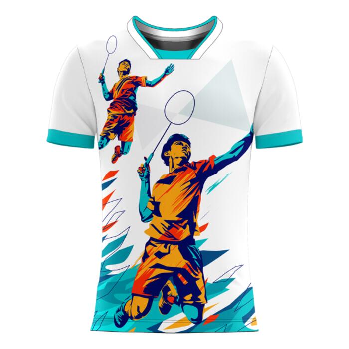 Badminton Jersey Full Print Sublimation Shirt Thumbnail