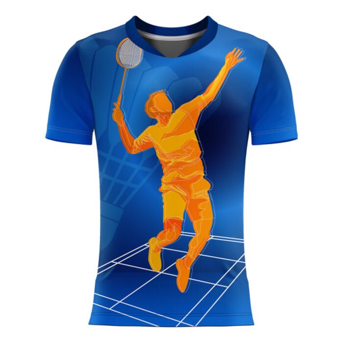 Badminton Jersey Full Print Sublimation Shirt Thumbnail